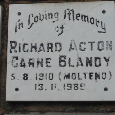 ACTON Richard Carne Blandy 1910-1982