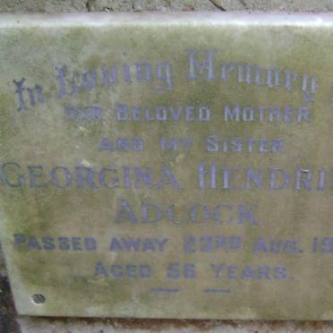 ADCOCK Georgina Hendrika -1959