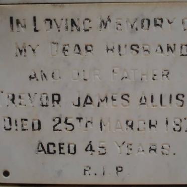 ALLISON Trevor James -1973