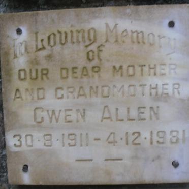 ALLEN Gwen 1911-1981