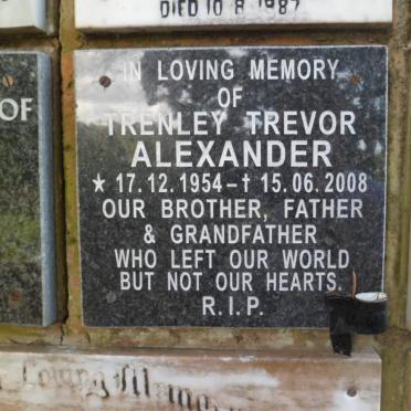 ALEXANDER Trenley Trevor 1954-2008