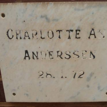 ANDERSSEN Charlotte Ann -1972
