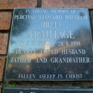 ARMITAGE Percival Leonard William 1937-1999