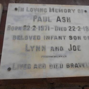 ASH Paul 1971-1971
