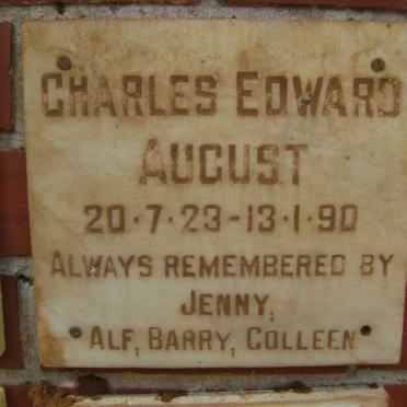 AUGUST Charles Edward 1923-1990