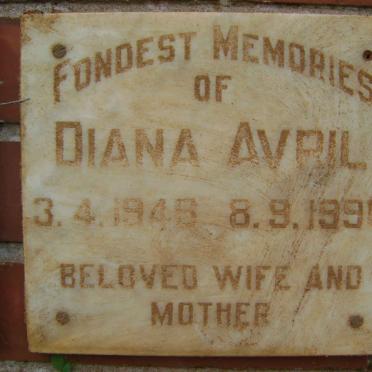 AVRIL Diana 1946-1990