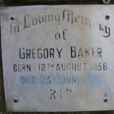BAKER Gregory 1956-1986