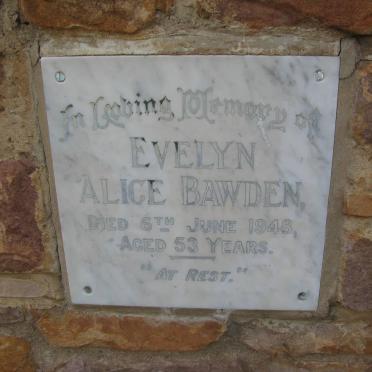 BAWDEN Evelyn Alice -1948