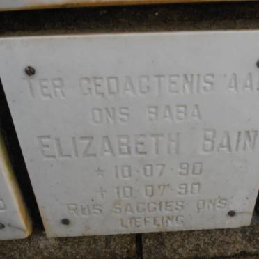 BAIN Elizabeth 1990-1990