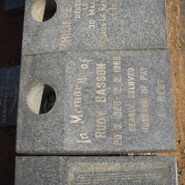 BASSON Rudy 1926-1988