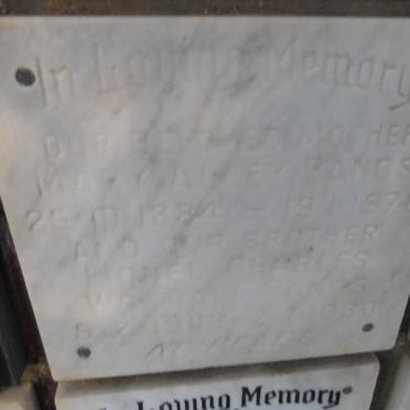 BANDS Mary Alley 1884-1976 :: BANDS Lionel Charles Worrall 1908-1980