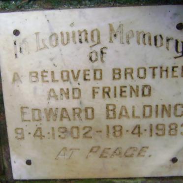 BALDING Edward 1902-1983