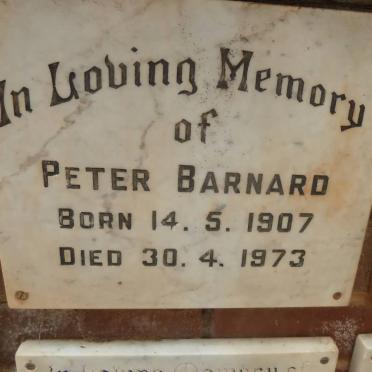 BARNARD Peter 1907-1973