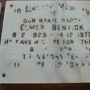 BENVICK Elmer 1929-1972