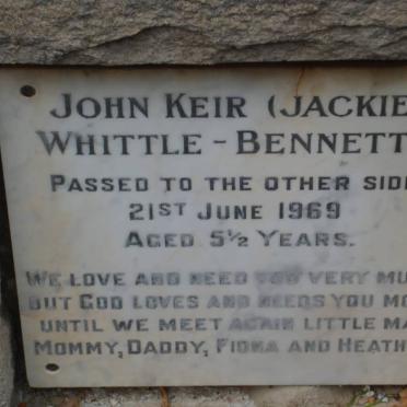 BENNETTS John Keir, Whittle -1969
