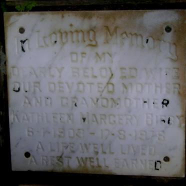 BIRBY Kathleen Margery 1909-1978