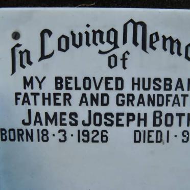 BOTHA James Joseph 1926-1988