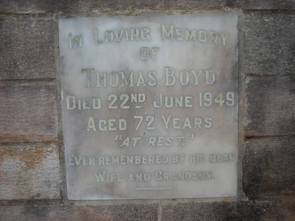 BOYD Thomas -1949