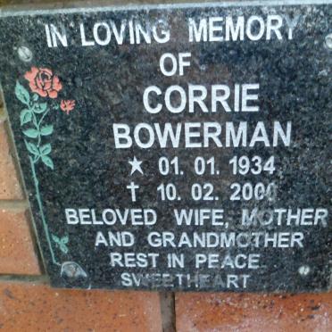 BOWERMAN Corrie 1934-2000