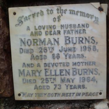 BURNS Norman -1958 &amp; Mary Ellen -1964