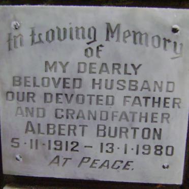 BURTON Albert 1912-1980