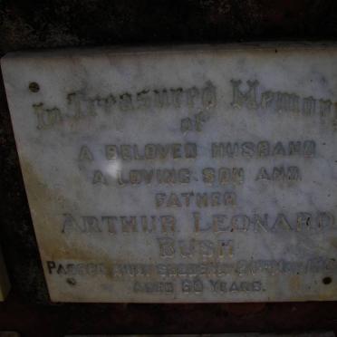 BUSH Arthur Leonard -1964