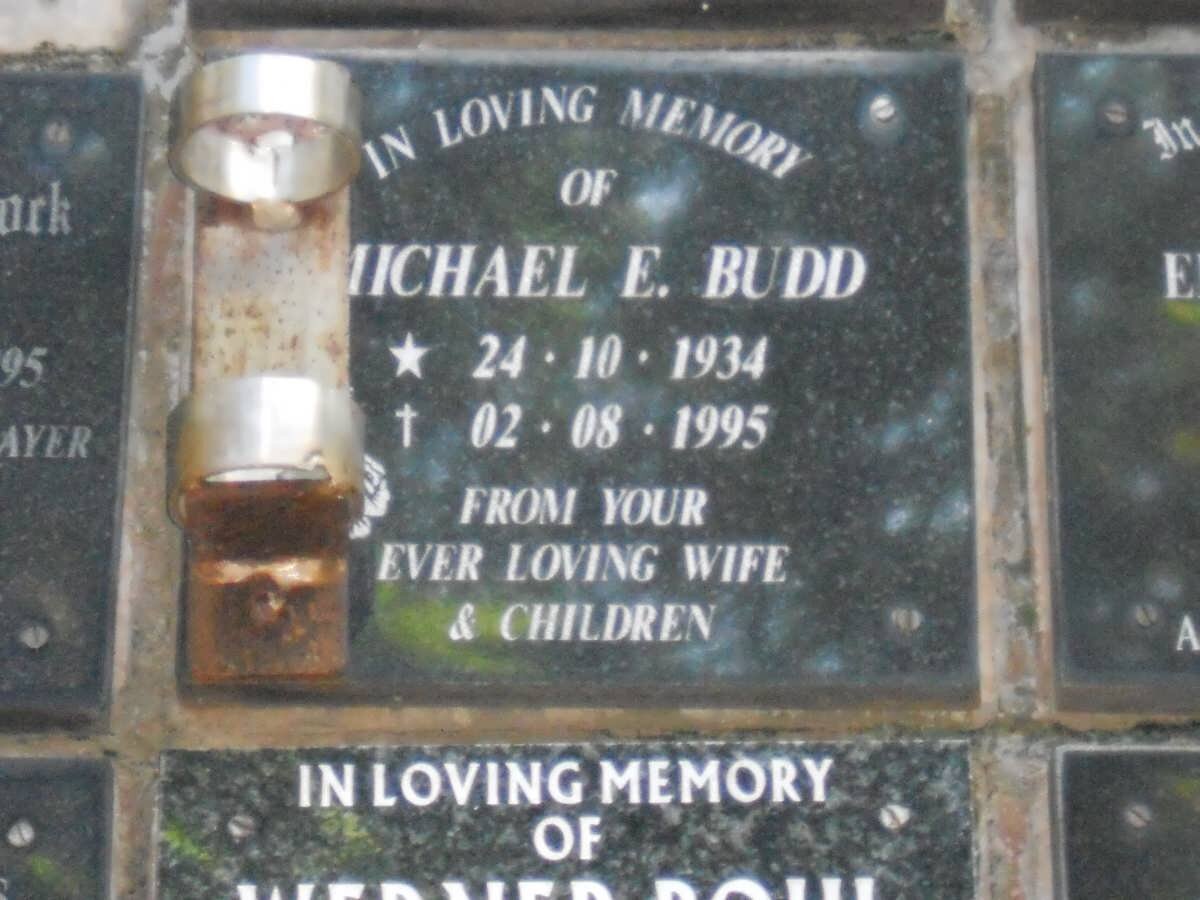 BUDD Michael E. 1934-1995