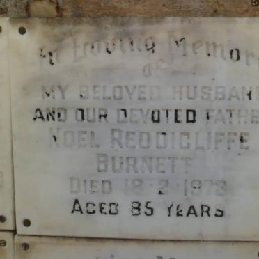 BURNETT Noel Reddicliffe -1973