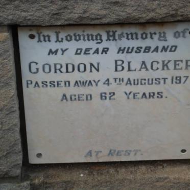BLACKER Gordon -1970