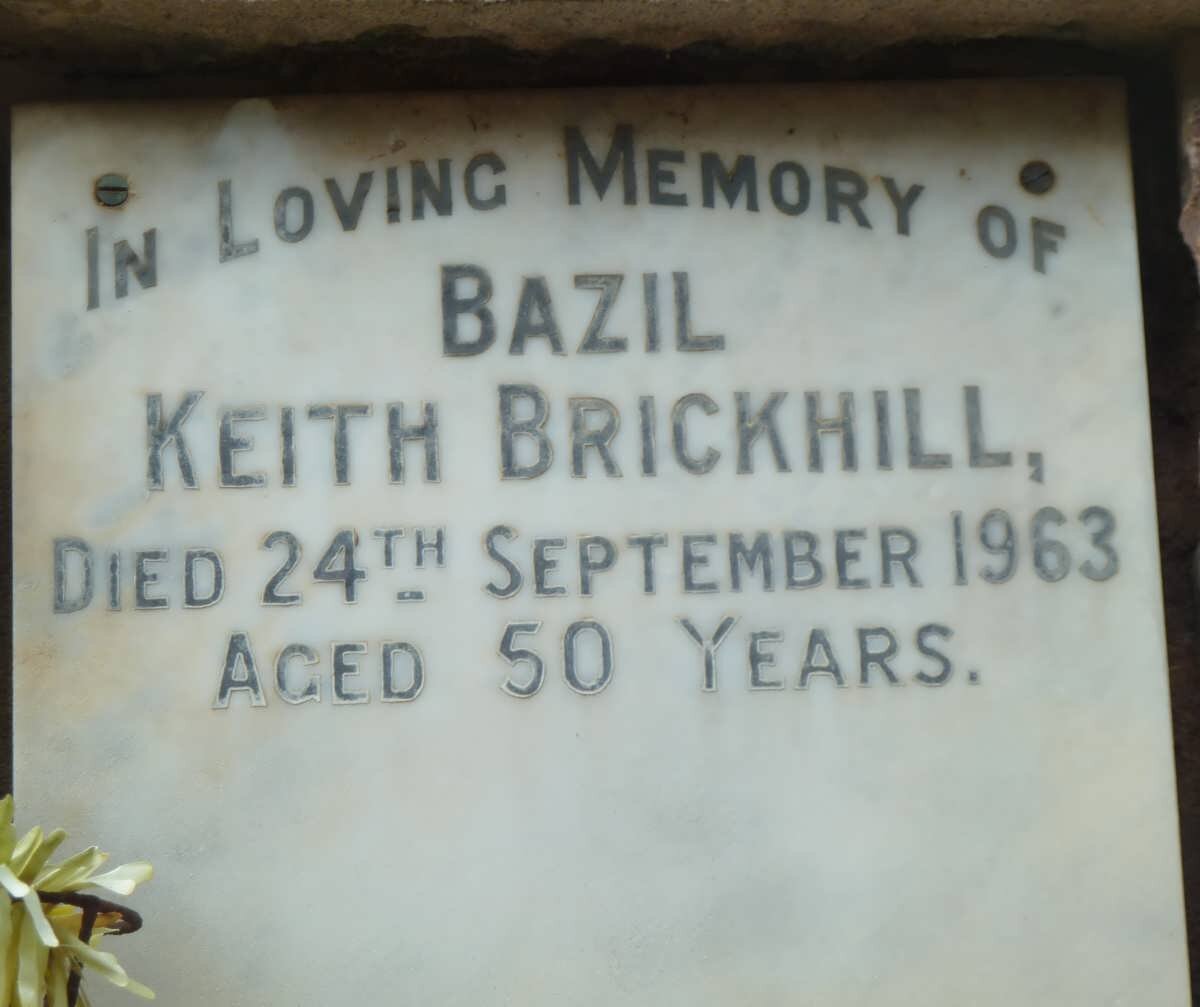 BRICKHILL Bazil Keith -1963