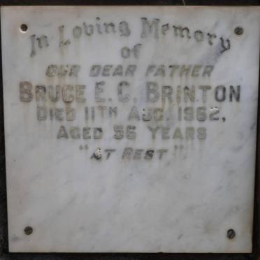 BRINTON Bruce E.C. -1962