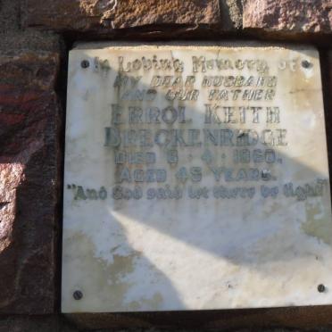 BRECKENRIDGE Errol Keith -1960