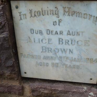 BROWN Alice Bruce -1964