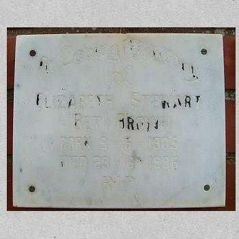 BROWN Elizabeth Stewart 1905-1986