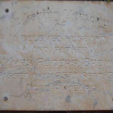 BROWN James Rogers -1971