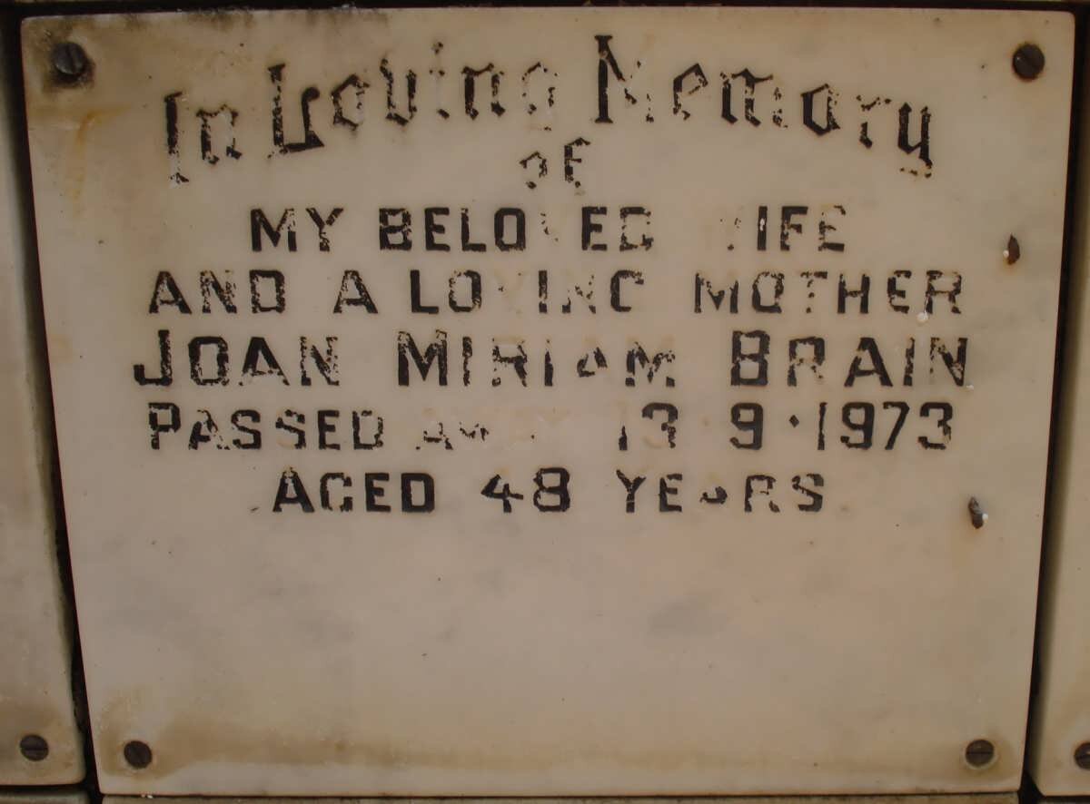 BRAIN Joan Miriam -1973