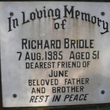 BRIDLE Richard -1985