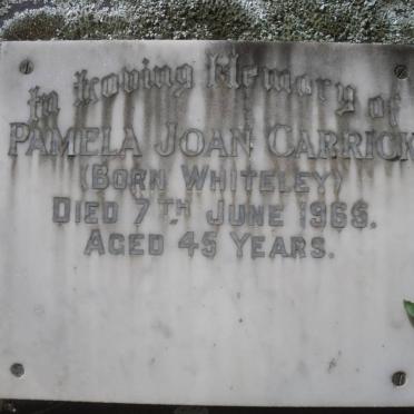 CARRICK Pamela Joan nee WHITELEY -1965