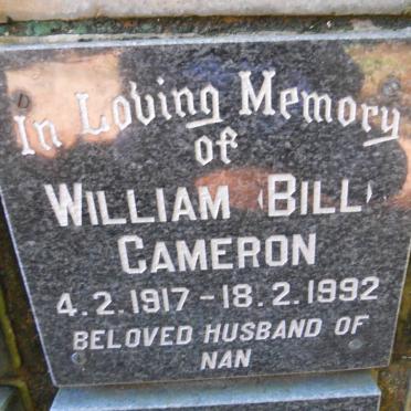 CAMERON William 1917-1992