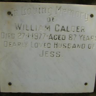 CALDER William -1977