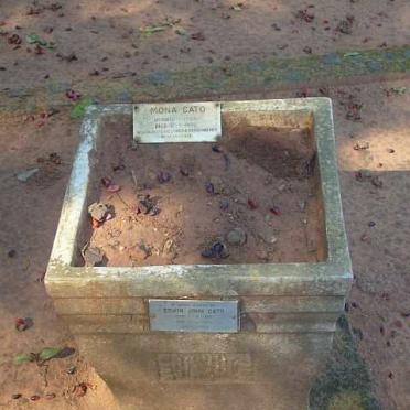 CATO Edwin John 1899-1976 &amp; Mona 1904-1992