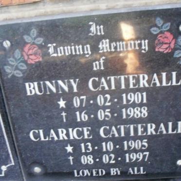 CATTERALL Clarice 1905-1997 &amp; Bunny 1901-1988