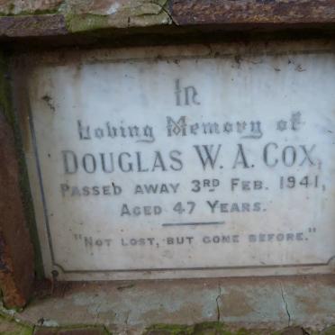 COX Douglas W.A. -1941