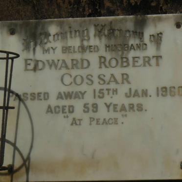 COSSAR Edward Robert -1960
