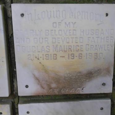 CRAWLEY Douglas Maurice 1916-1980