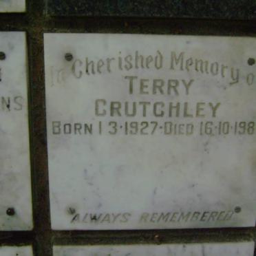 CRUTCHLEY Terry 1927-1982