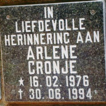 CRONJE Arlene 1976-1994
