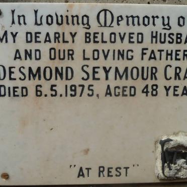 CRAIG Desmond Seymour -1975