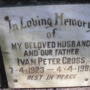 CROSS Ivan Peter 1923-1985