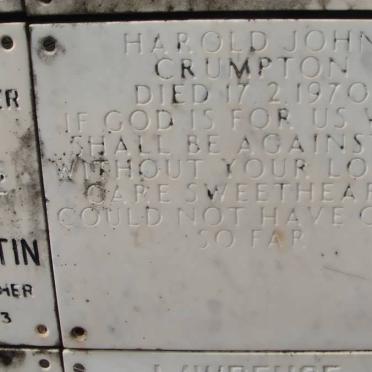 CRUMPTON Harold John -1970